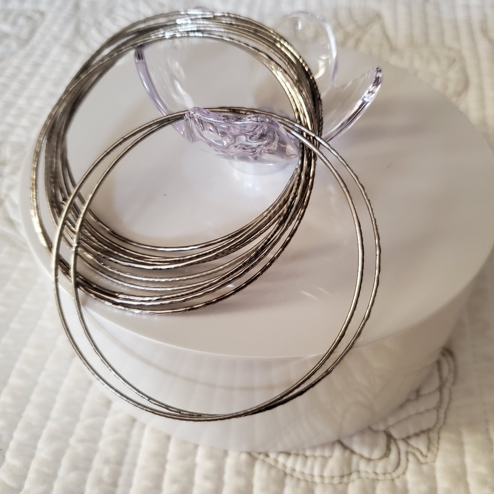 Vintage Silver bangle bracelets